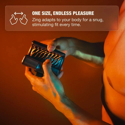 ARCWAVE - ZING MASTURBADOR MASCULINO VIBRADOR CON DOBLE MOTOR NEGRO