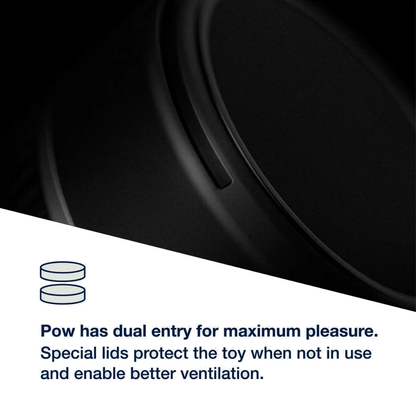 ARCWAVE - POW MASTURBADOR MANUAL CON CONTROL DE SUCCIÓN NEGRO