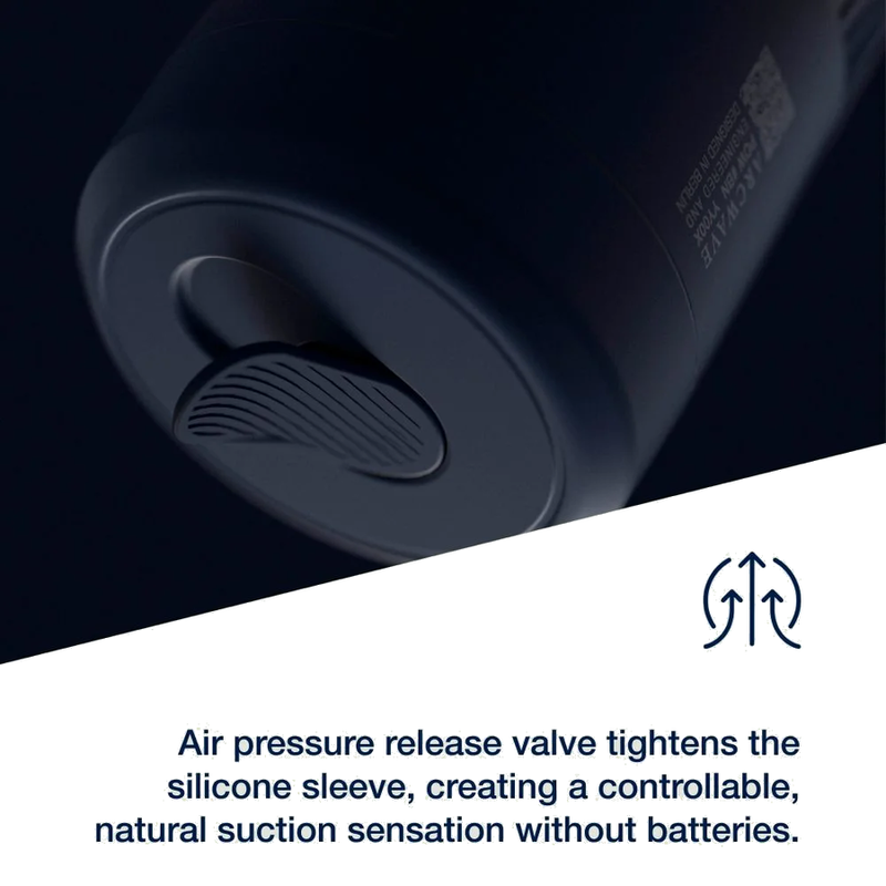 ARCWAVE - POW MANUAL MASTURBATOR WITH SUCTION CONTROL BLUE