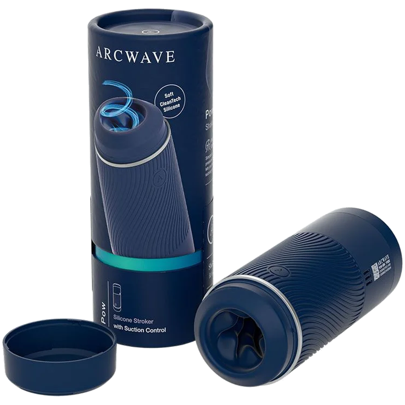 ARCWAVE - POW MANUAL MASTURBATOR WITH SUCTION CONTROL BLUE