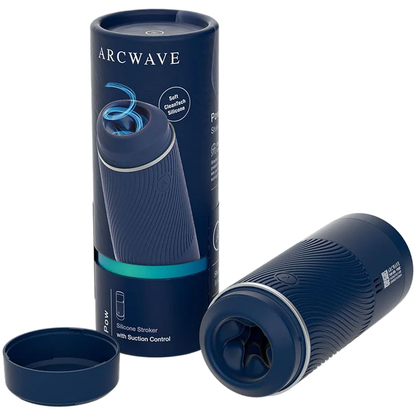 ARCWAVE - POW MANUAL MASTURBATOR WITH SUCTION CONTROL BLUE