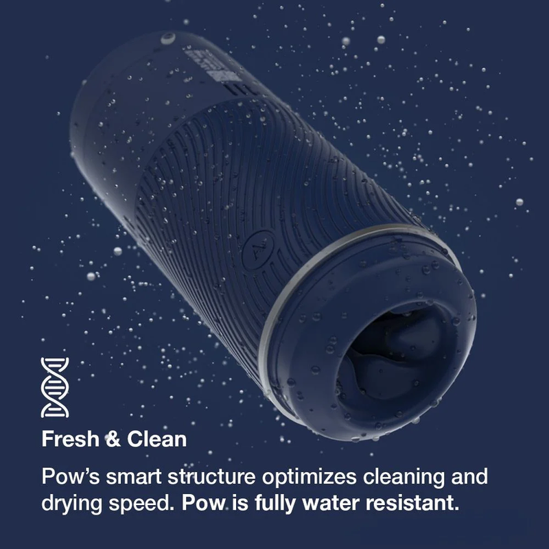 ARCWAVE - POW MANUAL MASTURBATOR WITH SUCTION CONTROL BLUE