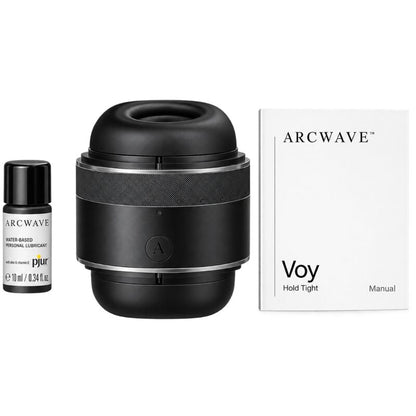 ARCWAVE - VOY MASTURBADOR MASCULINO CON 8 AJUSTES DE PRESIÓN NEGRO (LUBRICANTE 10 ML INCLUIDO)