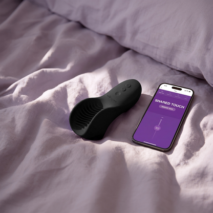 WE-VIBE - SHARED TOUCH VIBRADOR PARA PAREJAS DE DOBLE CARA NEGRO
