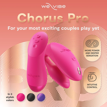 WE-VIBE - CHORUS PRO VIBRADOR PREMIUM PARA PAREJAS ROSA ELÉCTRICO