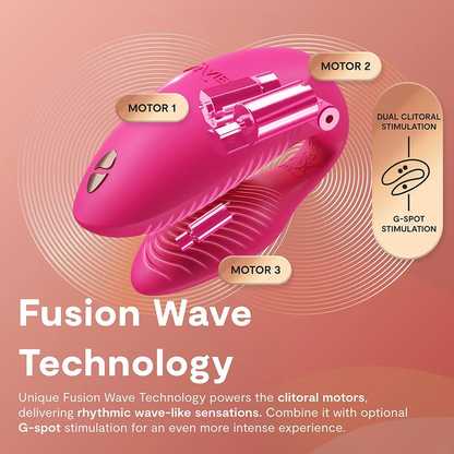 WE-VIBE - CHORUS PRO VIBRADOR PREMIUM PARA PAREJAS ROSA ELÉCTRICO