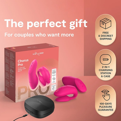 WE-VIBE - CHORUS PRO VIBRADOR PREMIUM PARA PAREJAS ROSA ELÉCTRICO