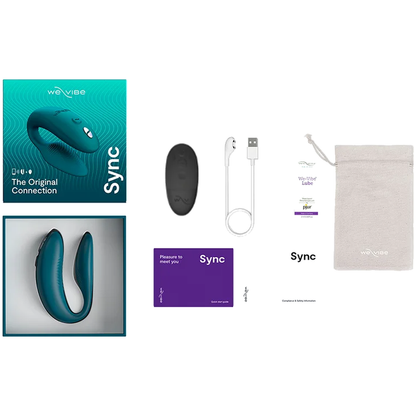 WE-VIBE - SYNC 2 VIBRADOR AJUSTABLE PARA PAREJAS VERDE TERCIOPELO