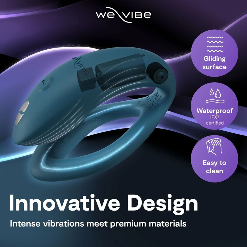 WE-VIBE - SYNC 2 VIBRADOR AJUSTABLE PARA PAREJAS VERDE TERCIOPELO