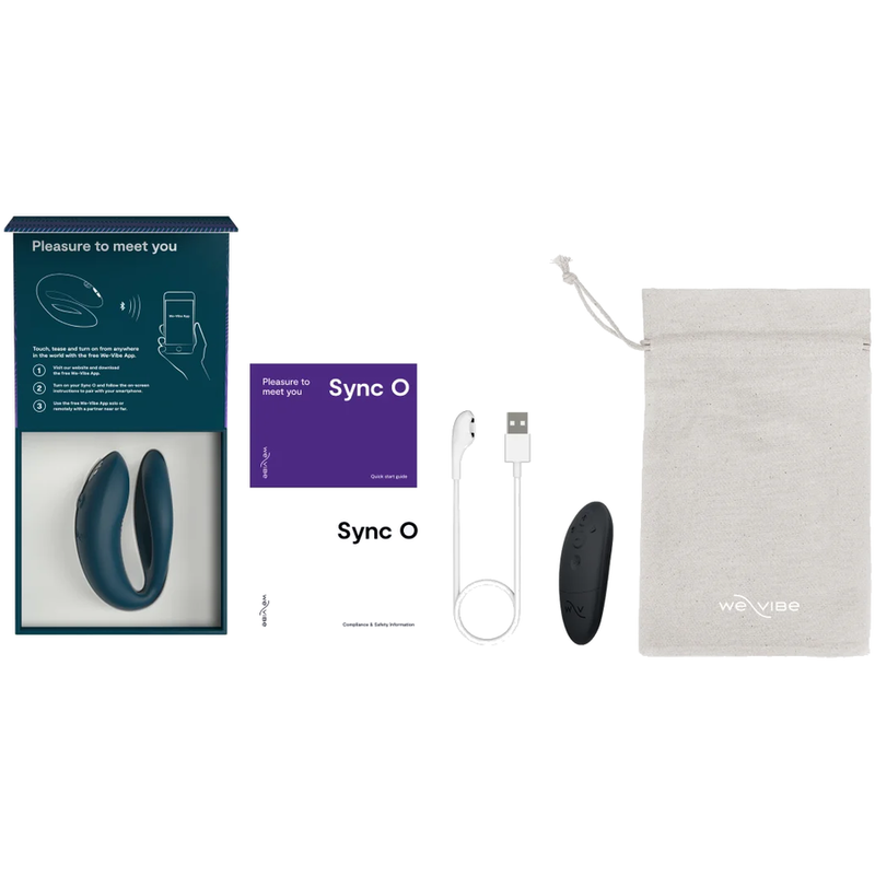 WE-VIBE - SYNC 2 VIBRADOR AJUSTABLE PARA PAREJAS VERDE TERCIOPELO