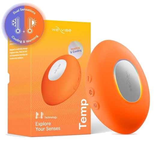 WE-VIBE - TEMP VIBRADOR CON FUNCIÓN DE CALOR Y FRÍO MANDARINA