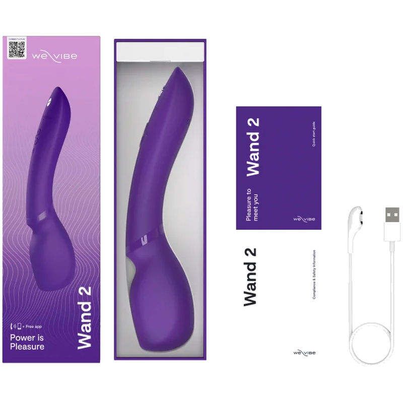 WE-VIBE - WAND 2 RECHARGEABLE BODY MASSAGER PURPLE