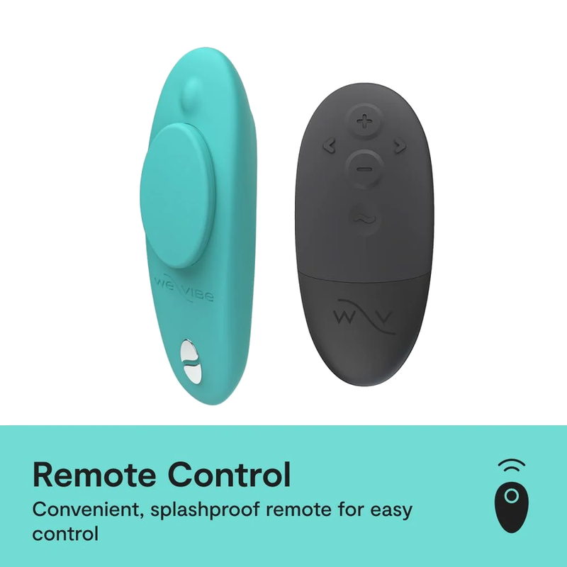 WE-VIBE - MOXIE+ VIBRADOR PARA CUECAS COM CLIP MAGNÉTICO À PROVA DE ÁGUA