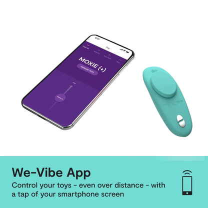WE-VIBE - MOXIE+ VIBRADOR PARA CUECAS COM CLIP MAGNÉTICO À PROVA DE ÁGUA