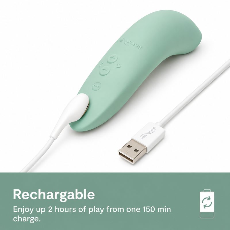 WE-VIBE - MELT 2 ESTIMULADOR CLITORIANO POR ONDAS DE AIRE VERDE SALVIA