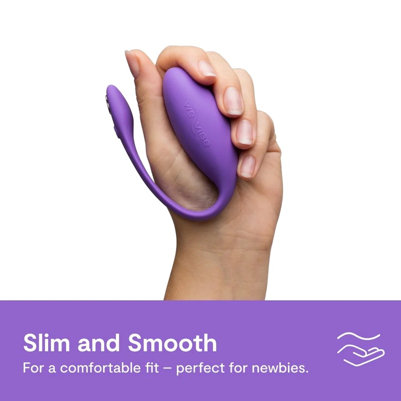 WE-VIBE - JIVE LITE VIBRADOR HUEVO PONIBLE CON CONTROL POR APLICACIÓN PÚRPURA