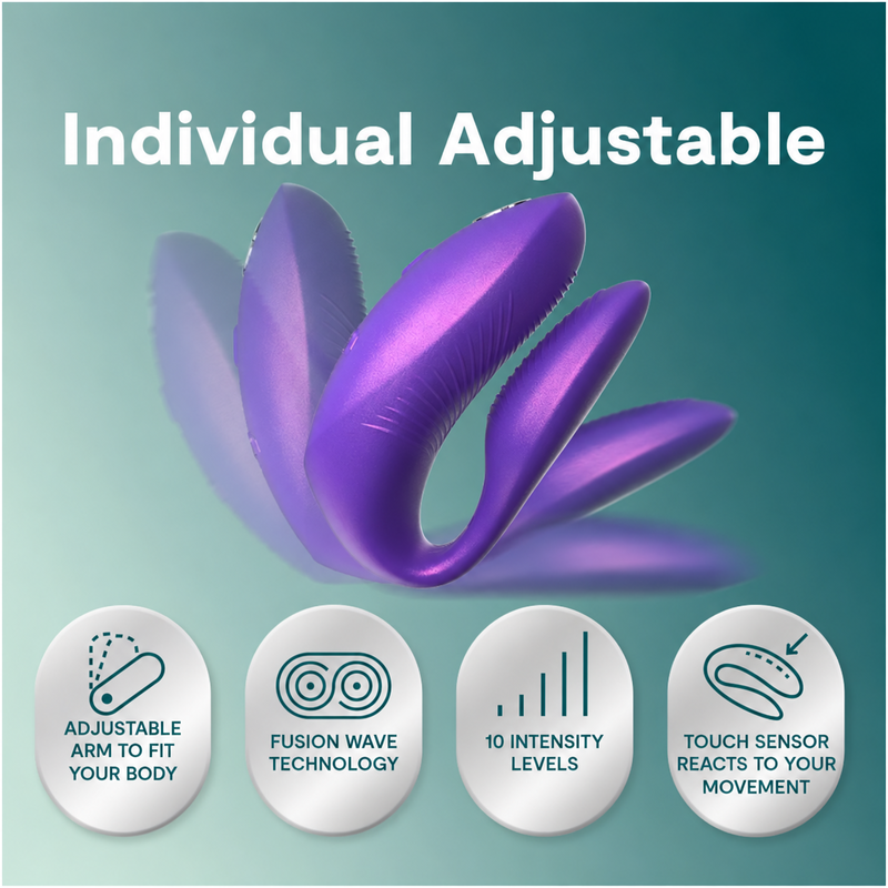WE-VIBE - CHORUS PRO VIBRADOR PREMIUM PARA CASAIS PÚRPURA CÓSMICO