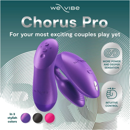WE-VIBE - CHORUS PRO VIBRADOR PREMIUM PARA CASAIS PÚRPURA CÓSMICO