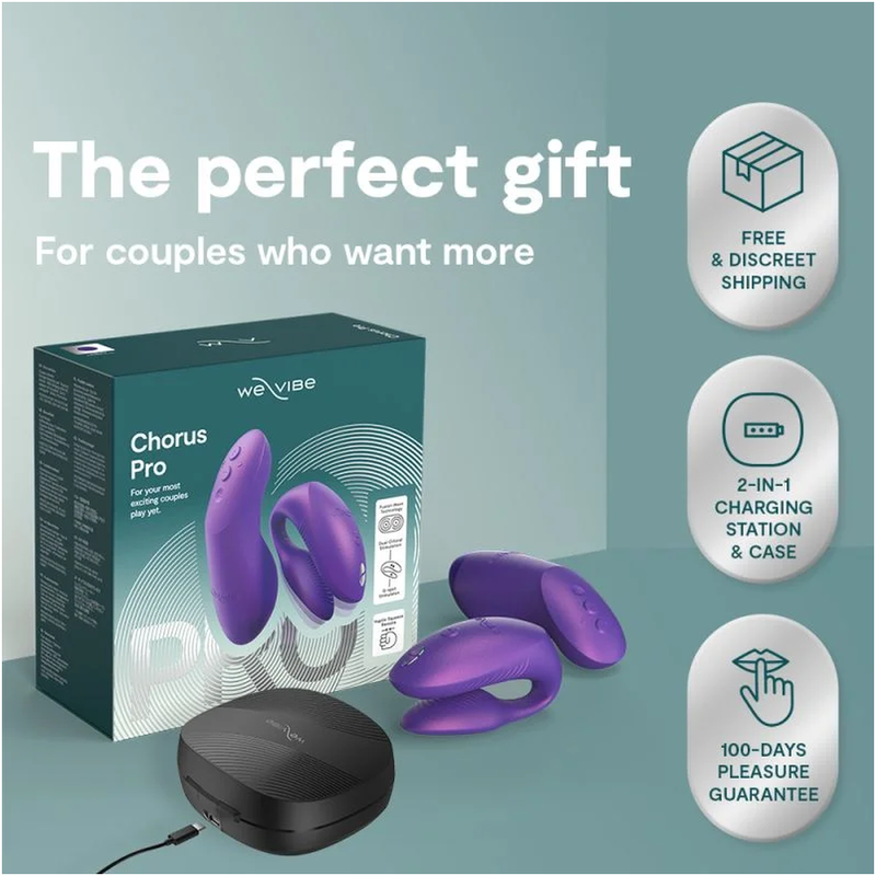 WE-VIBE - CHORUS PRO VIBRADOR PREMIUM PARA CASAIS PÚRPURA CÓSMICO