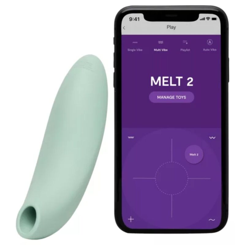 WE-VIBE - MELT 2 ESTIMULADOR CLITORIANO POR ONDAS DE AIRE VERDE SALVIA