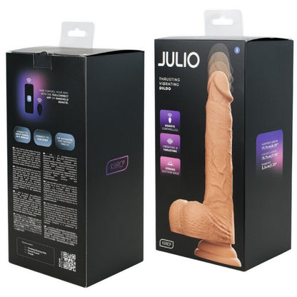 KIIROO - JULIO DILDO REALISTA CON EMPUJE AUTOMÁTICO, VIBRACIÓN Y CONTROL REMOTO