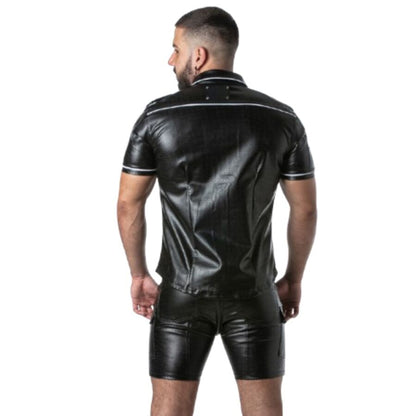 LOCKER GEAR - PUNCH HOLE LEATHERETTE CAMISA
