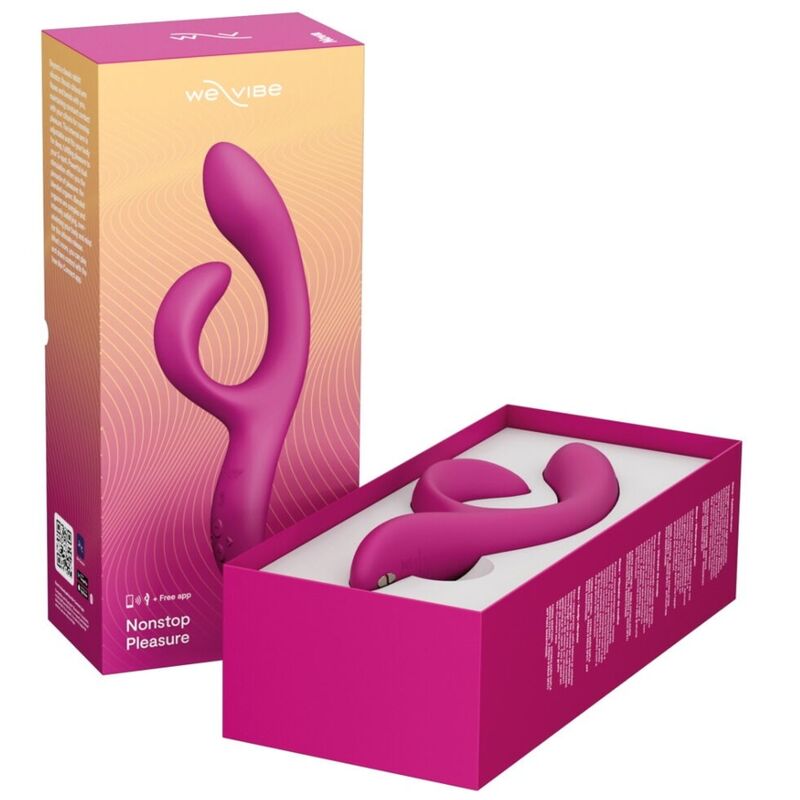 WE-VIBE - NOVA 2 VIBRADOR RABBIT FLEXIBLE CON 10 MODOS DE VIBRACIÓN Y CONTROL POR APP MORADO