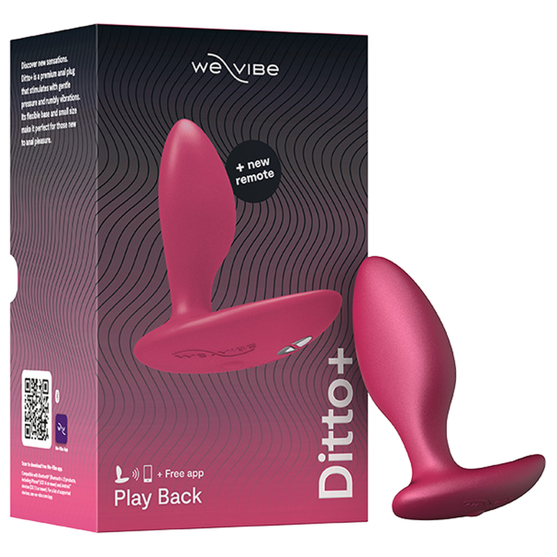 WE-VIBE - DITTO+ PLUG ANAL VIBRADOR CONTROL REMOTO