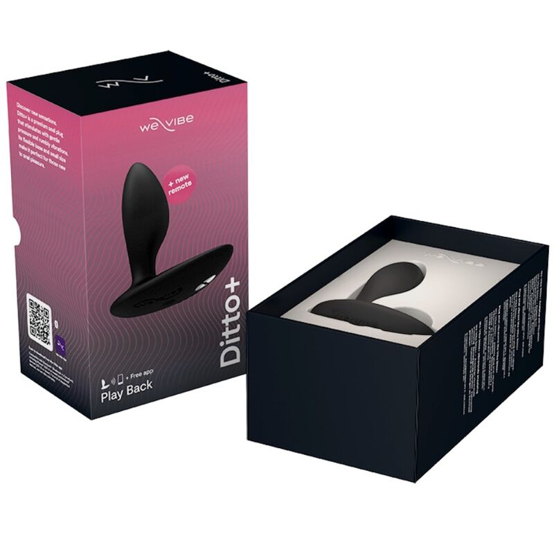 WE-VIBE - DITTO+ PLUG ANAL VIBRADOR CONTROL REMOTO