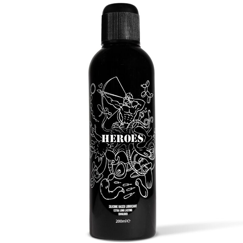 HEROES - SILICONE LUBRICANT LUBRICANTE ÍNTIMO DE SILICONA DE LARGA DURACIÓN 200 ML