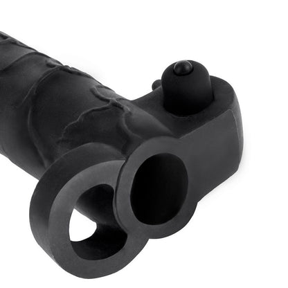 FANTASY X- TENSIONS - EXTENSIÓN PARA EL PENE CON VIBRADOR REAL FEEL 2 NEGRO