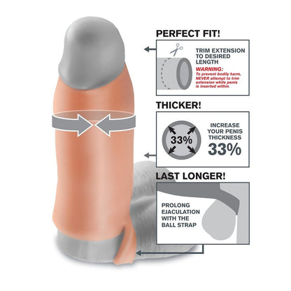 FANTASY X- TENSIONS - REAL FEEL EXTENSIÓN DE PENE XL
