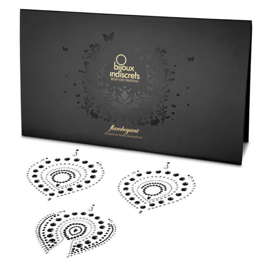 BIJOUX INDISCRETS - FLAMBOYANT NEGRO &amp; PLATA