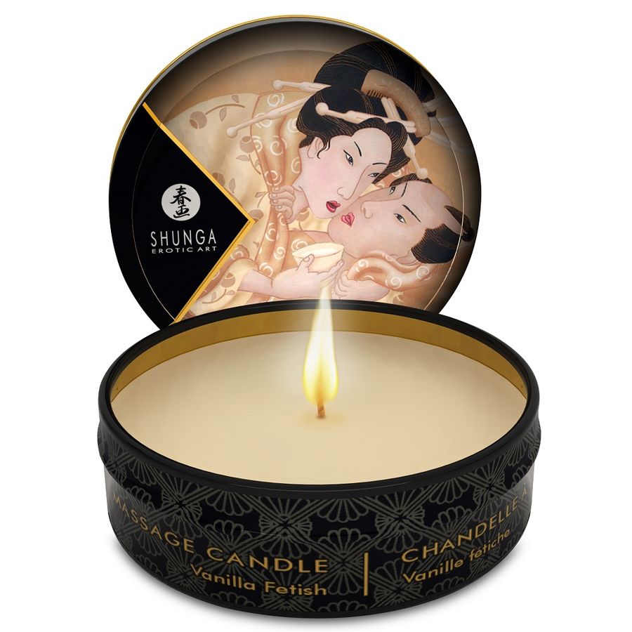 SHUNGA - MINI CARESS BY CANDLELIGHT DISPLAY + VELAS MASAJE 24 UDS