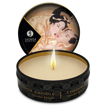 SHUNGA - MINI CARESS BY CANDLELIGHT DISPLAY + VELAS MASAJE 24 UDS