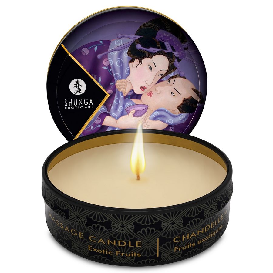 SHUNGA - MINI CARESS BY CANDLELIGHT DISPLAY + VELAS MASAJE 24 UDS