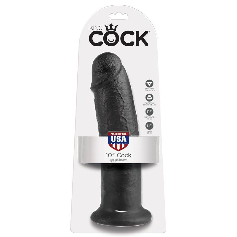 KING COCK - PENE NEGRO 25 CM