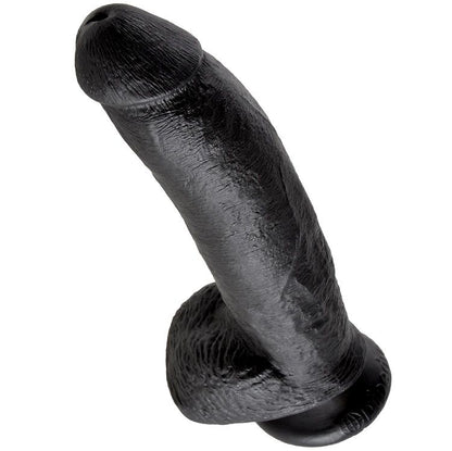 KING COCK - PENE REALISTICO NEGRO 22.9 CM