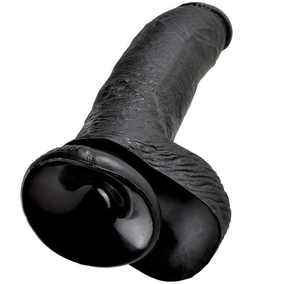 KING COCK - PENE REALISTICO NEGRO 22.9 CM