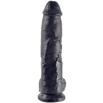 KING COCK - PENE REALISTICO NEGRO 25.4 CM