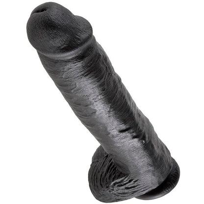 KING COCK - PENE REALISTICO NEGRO 28 CM