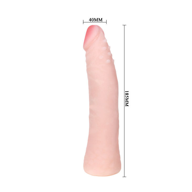 DANCE - REALISTIC SKIN-TOUCH SILICONE DILDO 19 CM RANDOM BOX COLOR