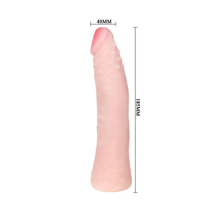 DANCE - REALISTIC SKIN-TOUCH SILICONE DILDO 19 CM RANDOM BOX COLOR
