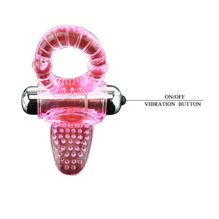 BAILE - SWEET ABS 10 RITMOS ANEL PÉNIS VIBRADOR ROSA