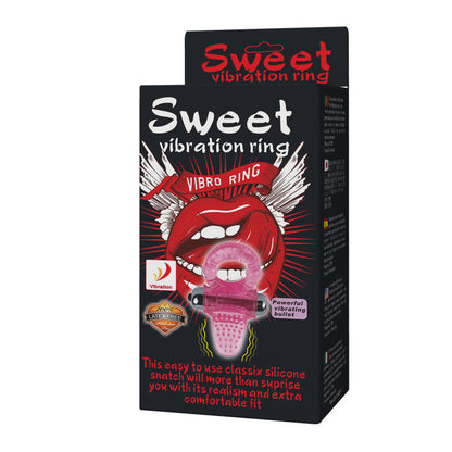 BAILE - SWEET ABS 10 RITMOS ANEL PÉNIS VIBRADOR ROSA