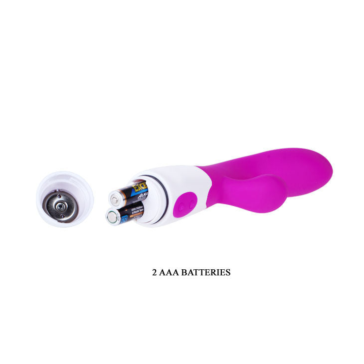 PRETTY LOVE - FLIRTATION VIBRATOR WITH CLITORAL STIMULATOR ALVIS