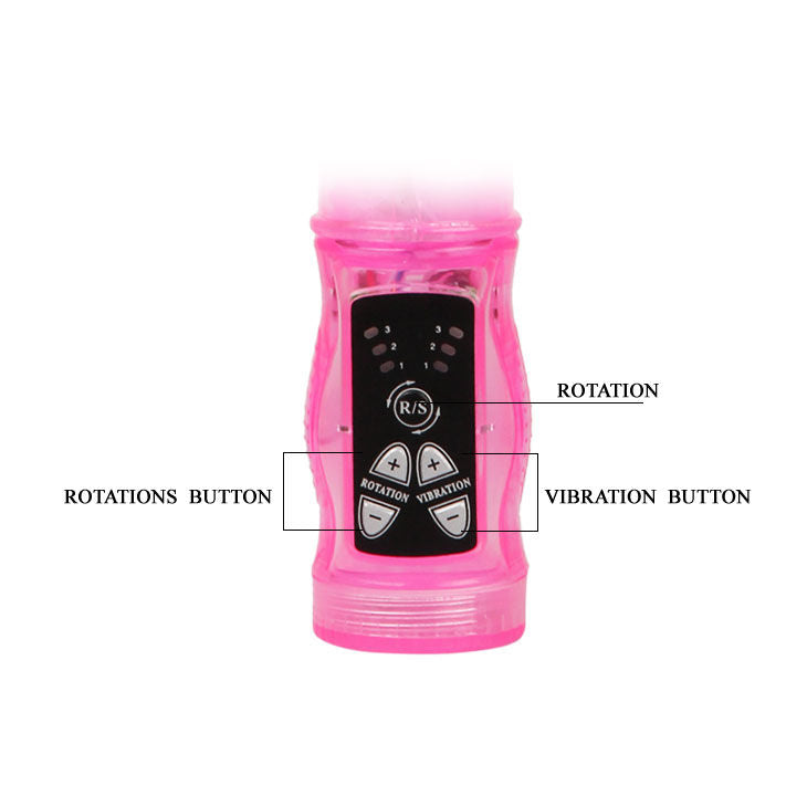 DANCE - MINI ROTATOR PINK RABBIT SUPER STIMULATOR