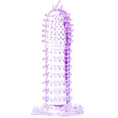 DANCE - PENIS SLEEVE WITH STIMULATING POINTS PURPLE 14 CM