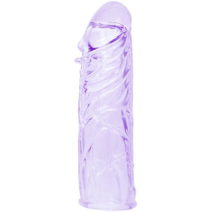 DANCE - LILAC SILICONE PENIS SLEEVE, ADAPTABLE 13 CM