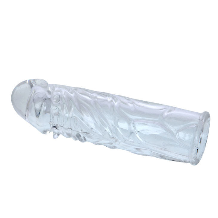 DANCE - TRANSPARENT SILICONE PENIS SLEEVE 13 CM